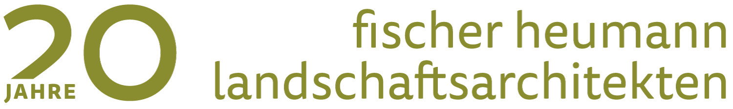 Logo 20 Jahre fischer heumann landschaftsarchitekten